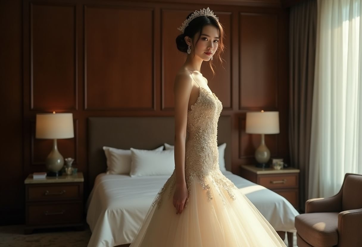 某85花疑与富豪男友低调完婚